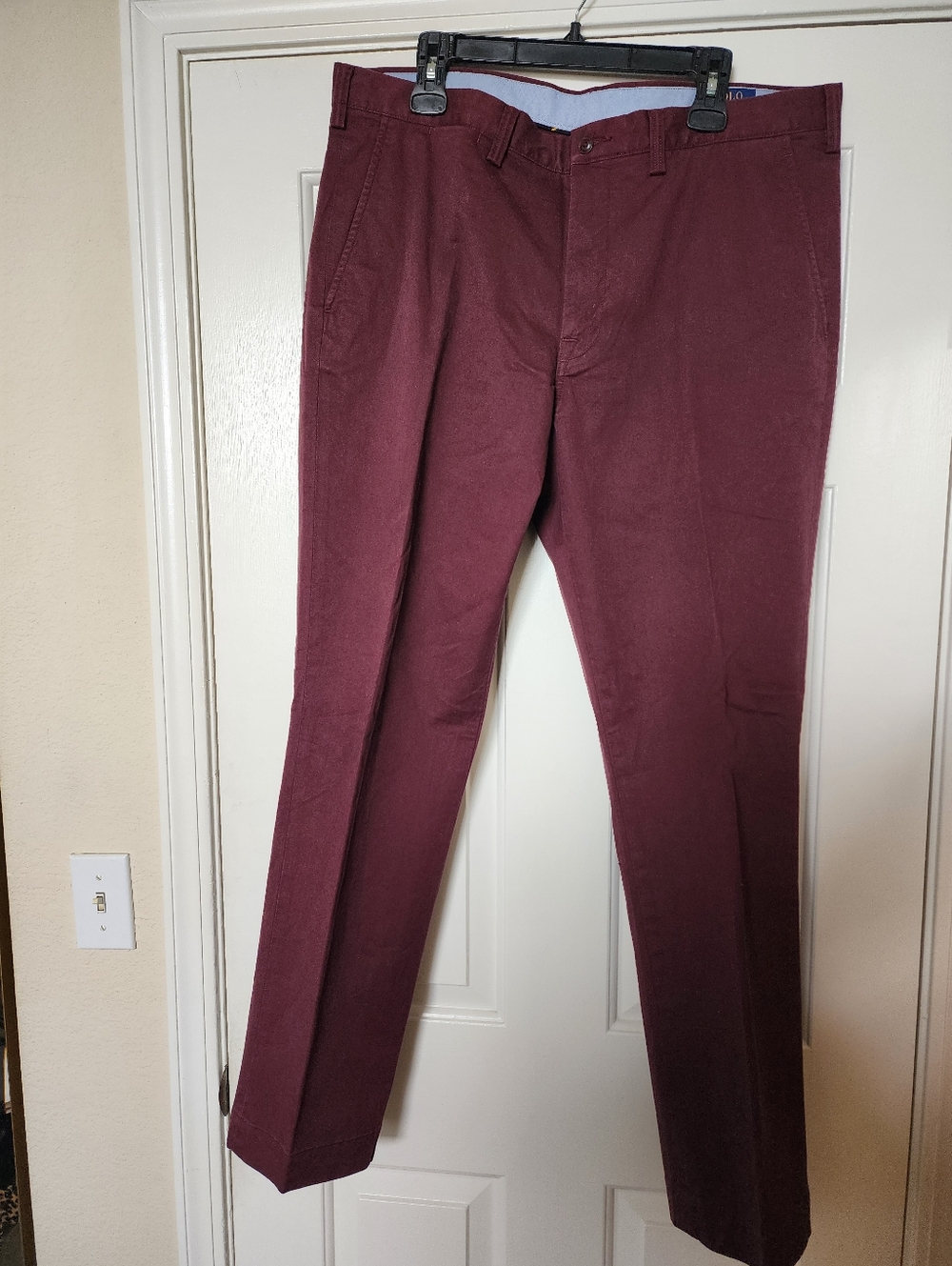 Ralph Lauren Men's Burgundy Chinos